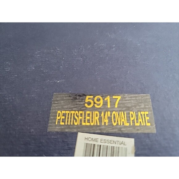Godinger Petite Fleur 14” Oval Platter With Box - Picture 5 of 5
